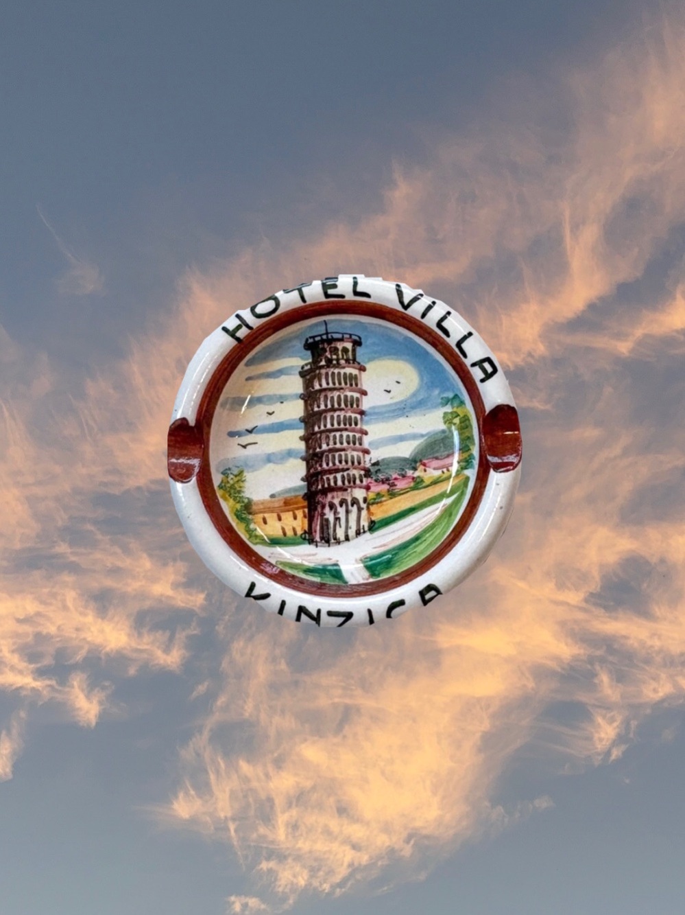 Italy Hotel Villa Kinzica Ashtray